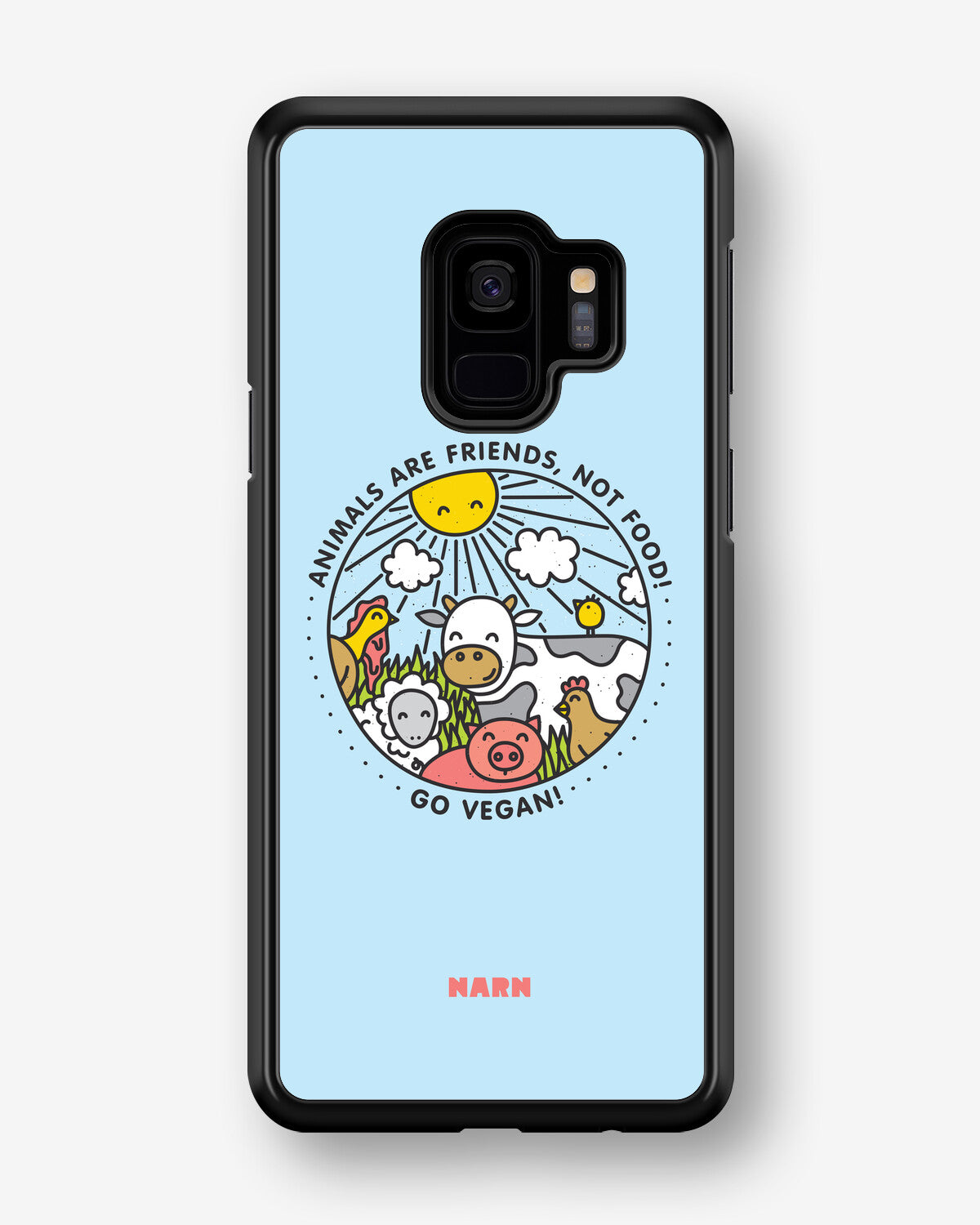 Samsung Galaxy S9 Hard Case – Friends, Not Food - View 1