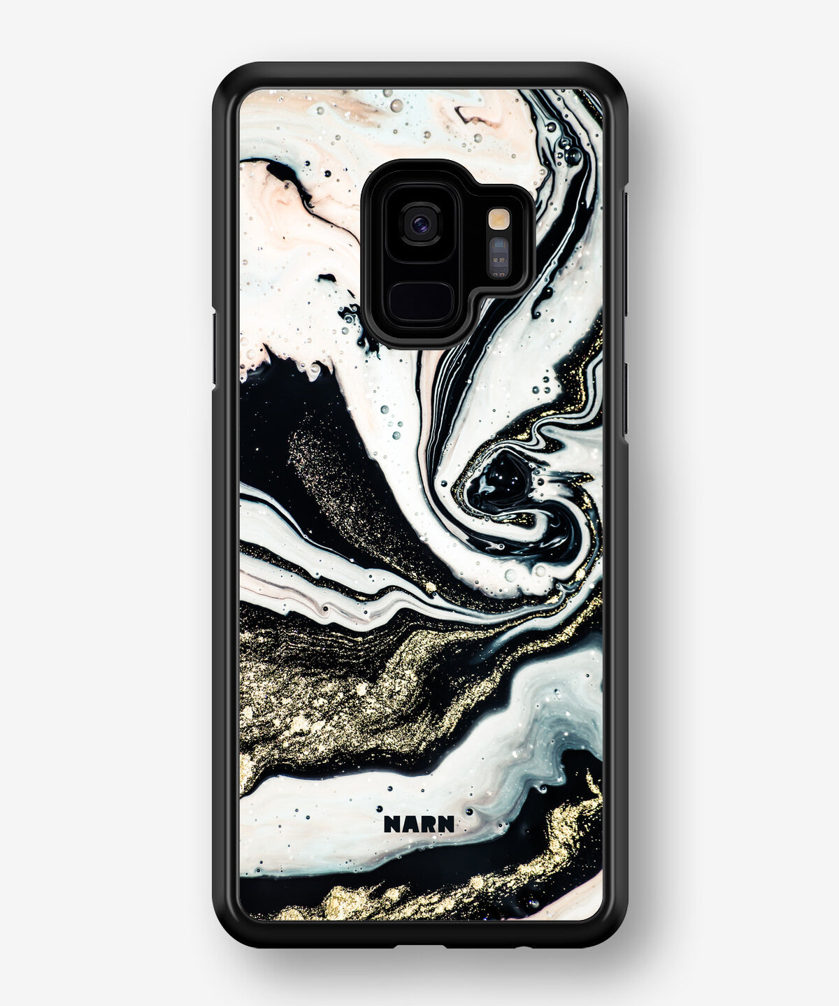Samsung Galaxy S9 Hard Case – Golden Swirl - View 1