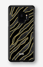 Samsung Galaxy S9 Hard Case – Golden Zebra - View 1