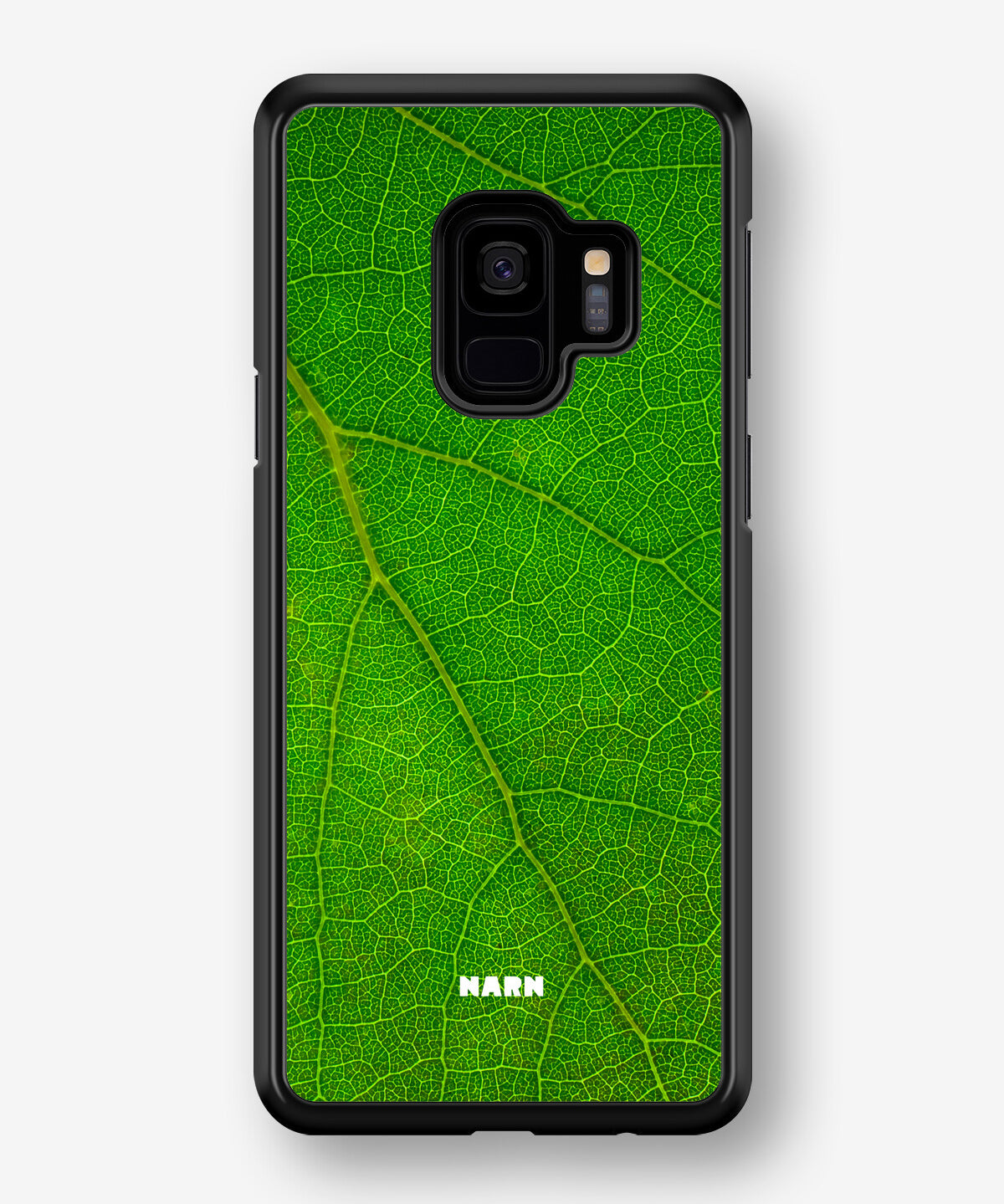 Samsung Galaxy S9 Hard Case – Green Leafy - View 1
