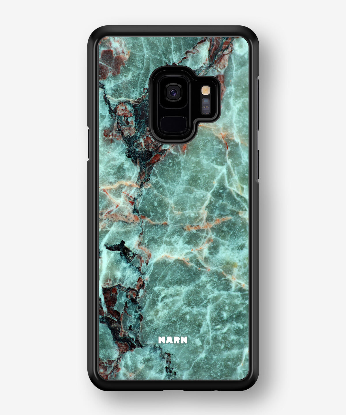 Samsung Galaxy S9 Hard Case – Green Marble - View 1