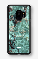 Samsung Galaxy S9 Hard Case – Green Marble - View 1