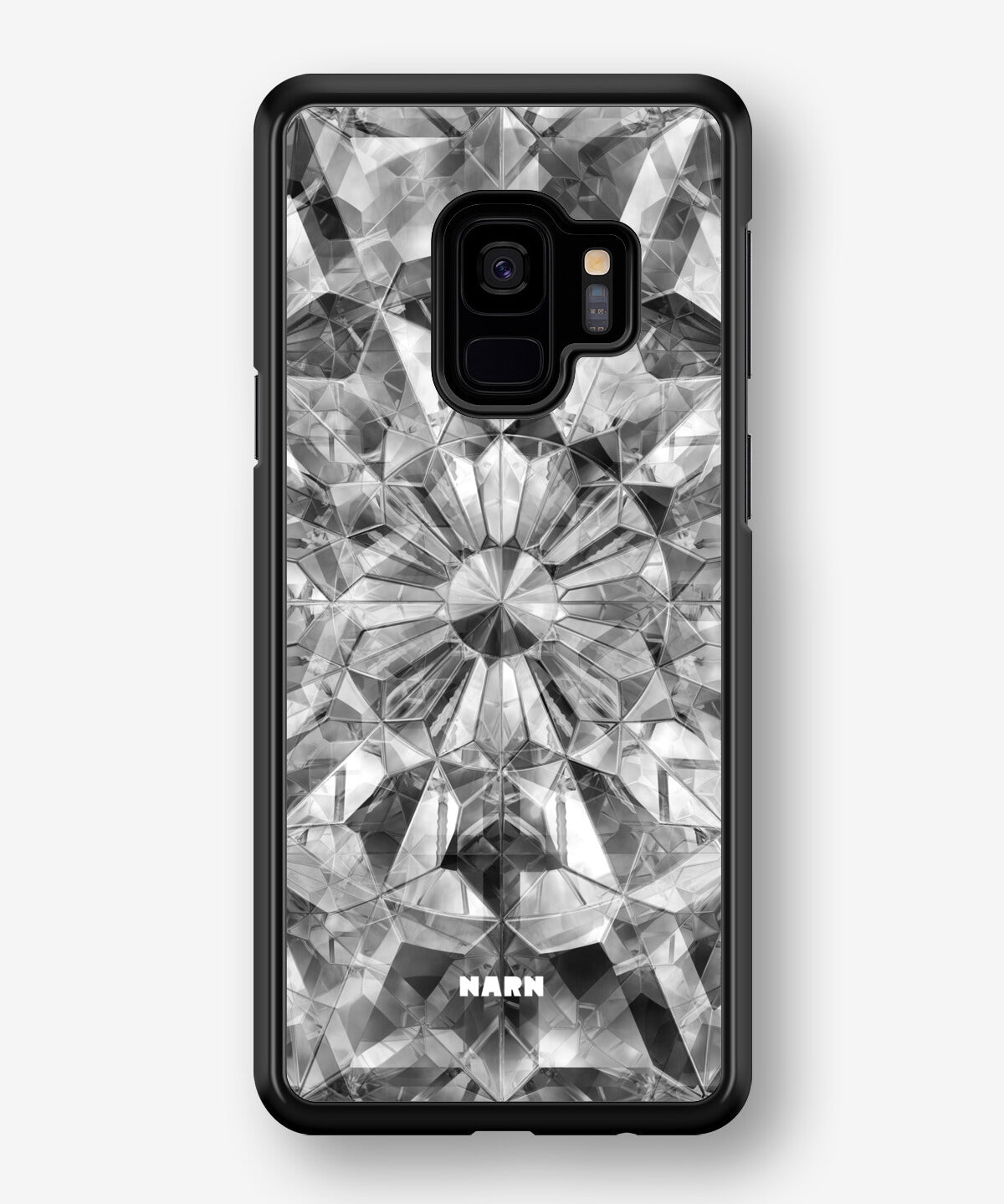 Samsung Galaxy S9 Hard Case – Grey Crystals - View 1