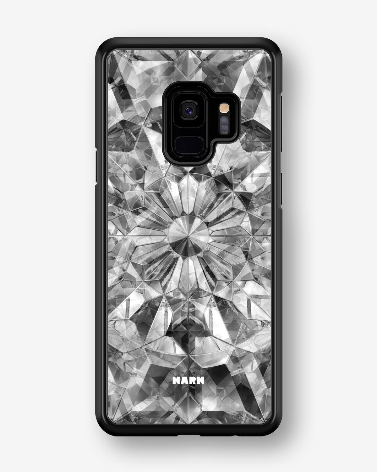 Samsung Galaxy S9 Hard Case – Grey Crystals - View 1