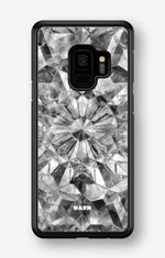 Samsung Galaxy S9 Hard Case – Grey Crystals - View 1