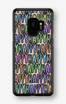 Samsung Galaxy S9 Hard Case – Happy - View 1