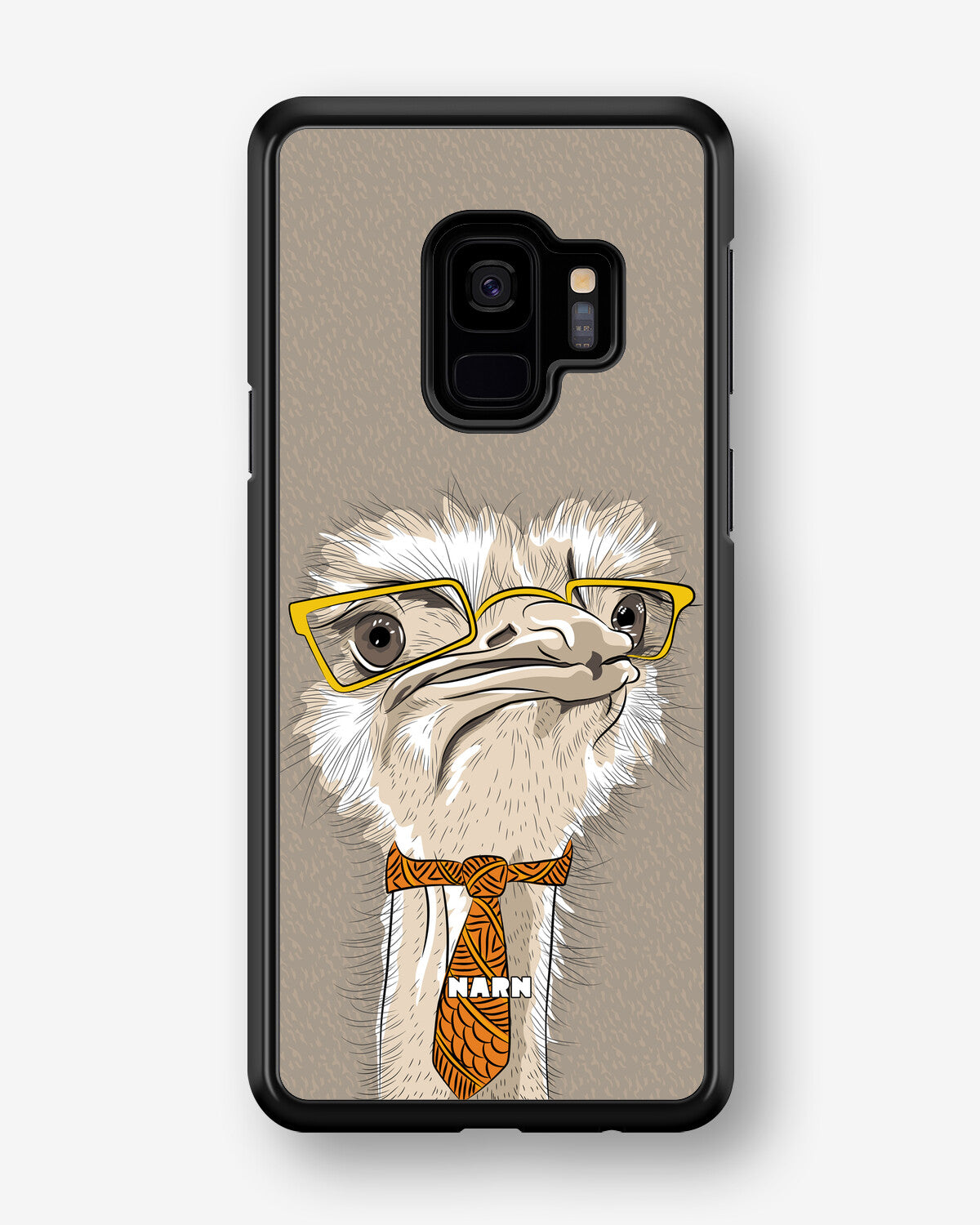 Samsung Galaxy S9 Hard Case – Hipster Ostrich - View 1