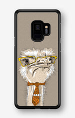 Samsung Galaxy S9 Hard Case – Hipster Ostrich - View 1