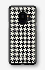 Samsung Galaxy S9 Hard Case – Houndstooth - View 1