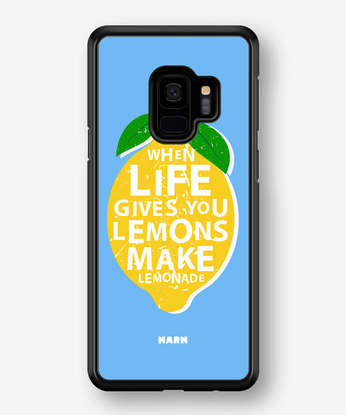 Samsung Galaxy S9 Hard Case – Lemon Quote - View 1