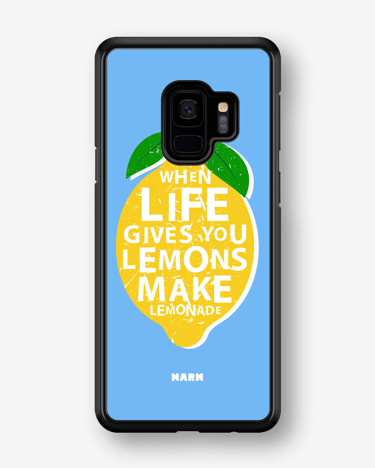 Samsung Galaxy S9 Hard Case – Lemon Quote - View 1