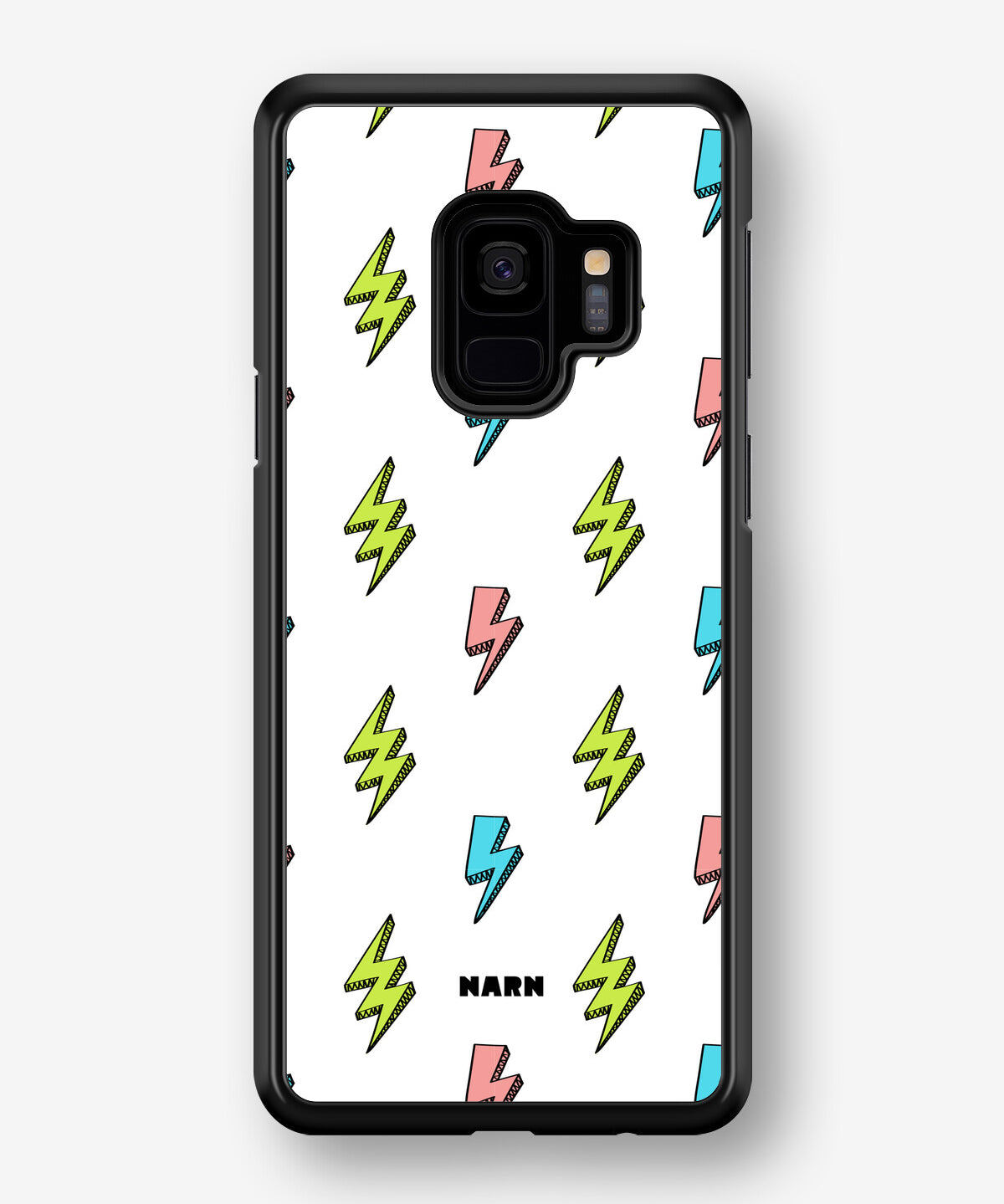 Samsung Galaxy S9 Hard Case – Lightning Bolts - View 1