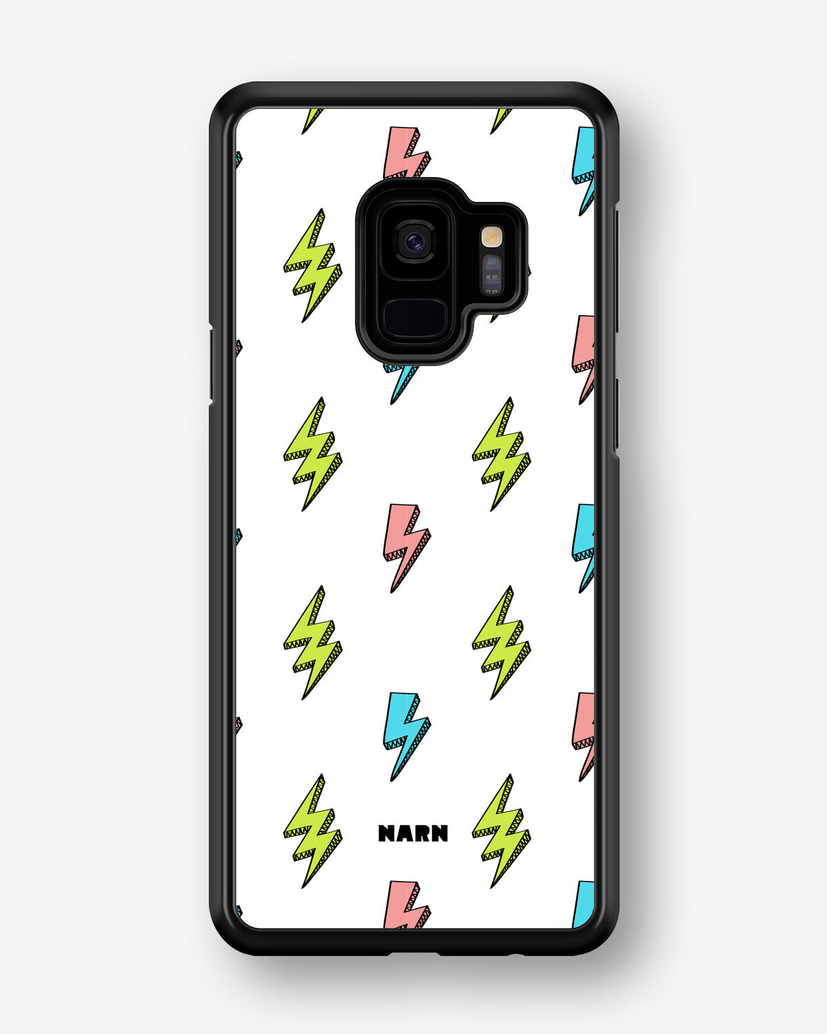 Samsung Galaxy S9 Hard Case – Lightning Bolts - View 1