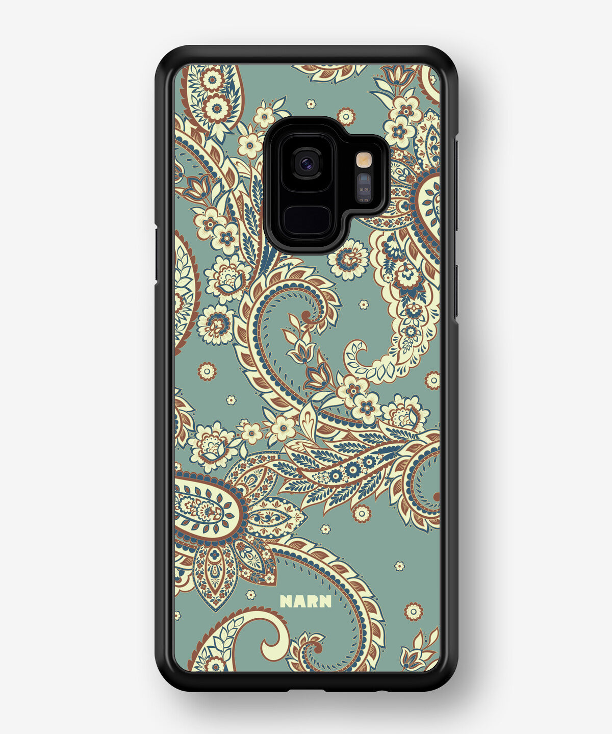 Samsung Galaxy S9 Hard Case – Paisley Green - View 1