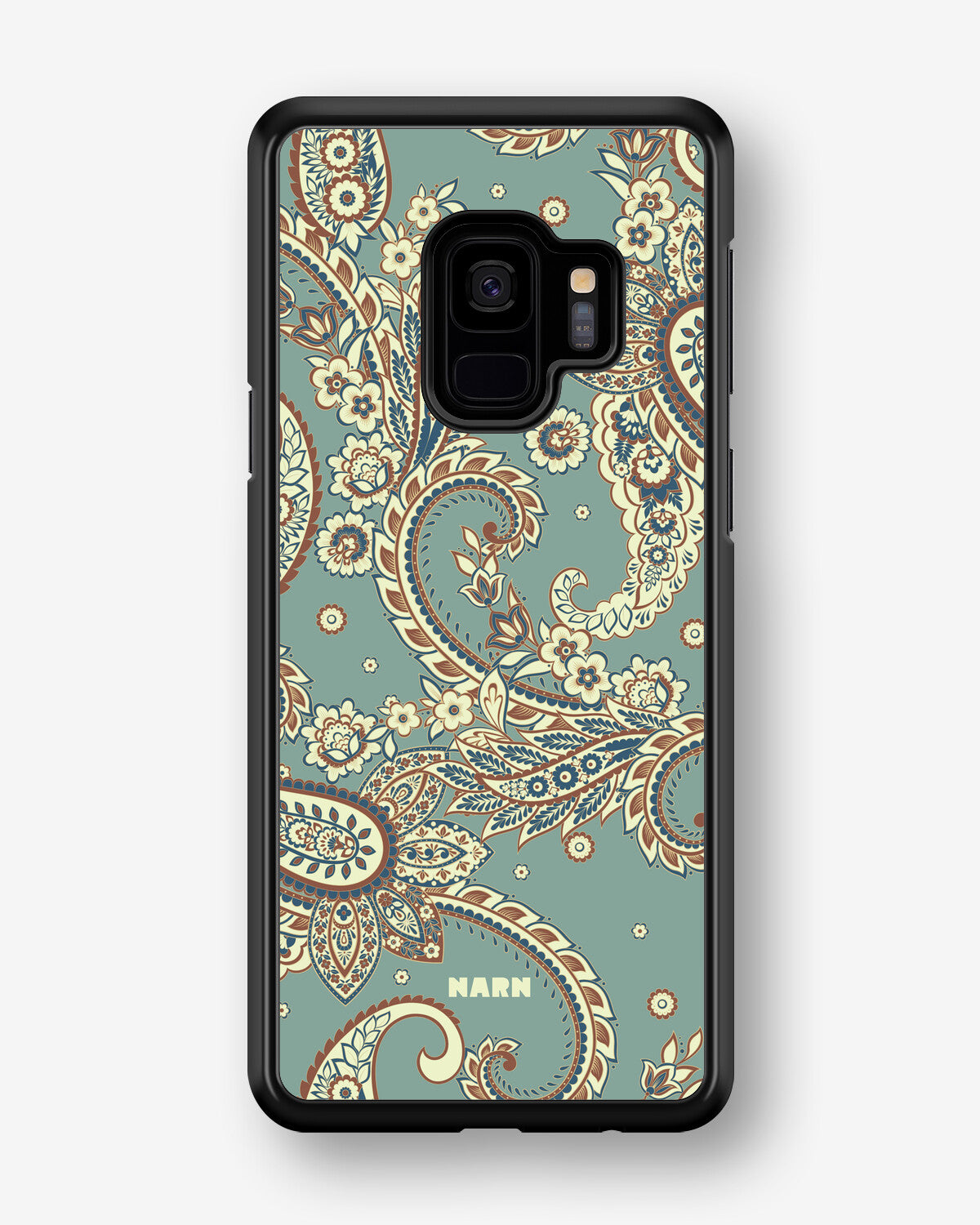 Samsung Galaxy S9 Hard Case – Paisley Green - View 1