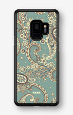 Samsung Galaxy S9 Hard Case – Paisley Green - View 1