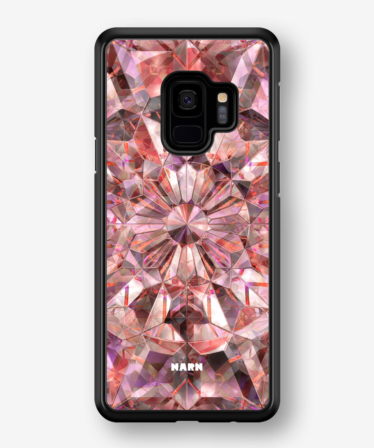Samsung Galaxy S9 Hard Case – Pink Crystals - View 1