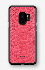 Samsung Galaxy S9 Hard Case – Pink Snake - View 1