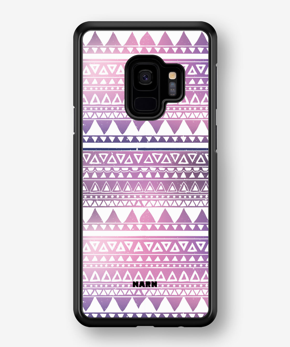 Samsung Galaxy S9 Hard Case – Purple Aztec - View 1