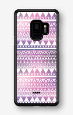 Samsung Galaxy S9 Hard Case – Purple Aztec - View 1