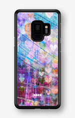 Samsung Galaxy S9 Hard Case – Purple Hearts - View 1