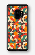 Samsung Galaxy S9 Hard Case – Retro Geometric - View 1