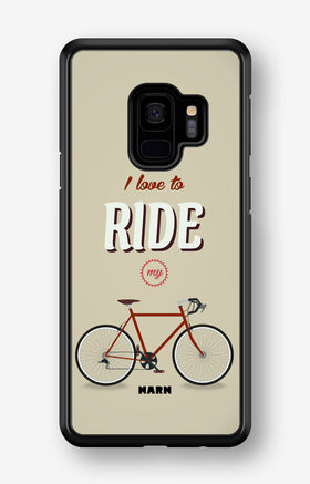 Samsung Galaxy S9 Hard Case – Ride My Bicycle - View 1