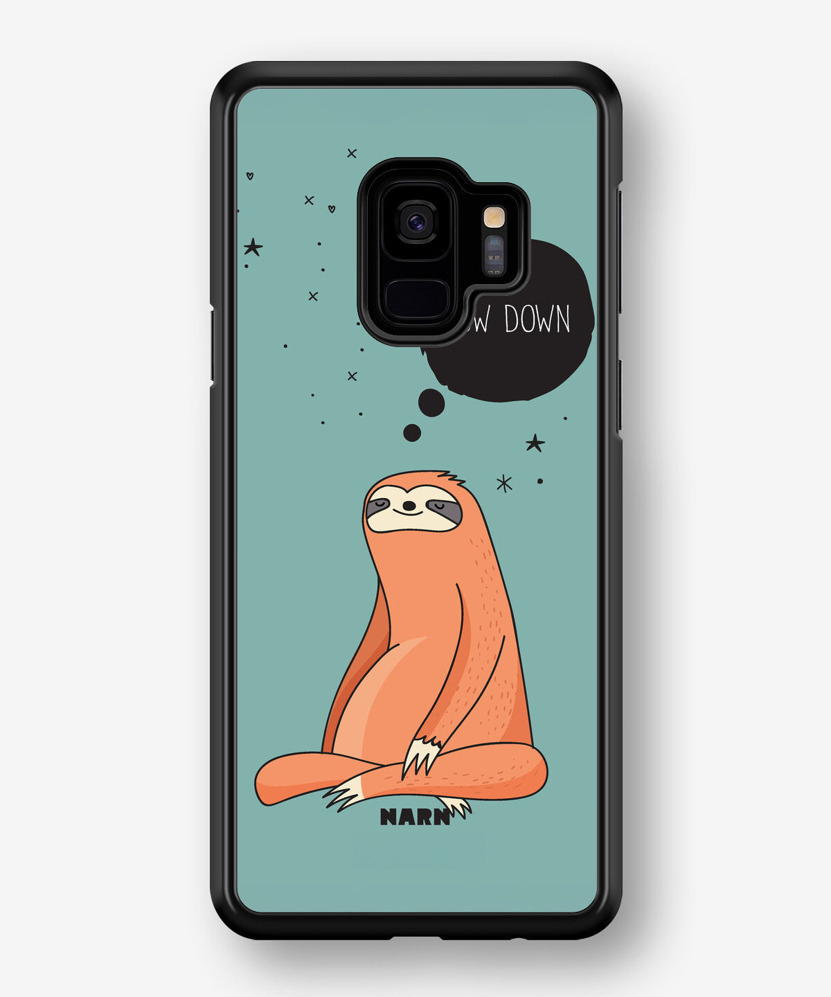 Samsung Galaxy S9 Hard Case – Slow Down Sloth - View 1
