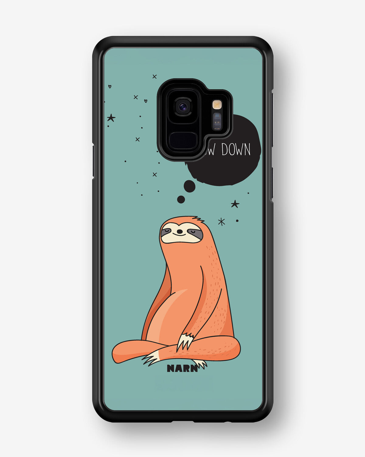 Samsung Galaxy S9 Hard Case – Slow Down Sloth - View 1