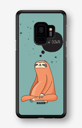 Samsung Galaxy S9 Hard Case – Slow Down Sloth - View 1