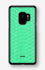 Samsung Galaxy S9 Hard Case – Turquoise Snake - View 1