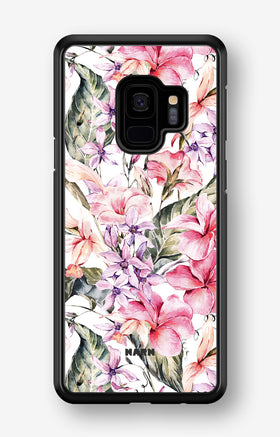 Samsung Galaxy S9 Hard Case – Watercolor Flowers - View 1