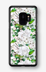 Samsung Galaxy S9 Hard Case – White Bloom - View 1