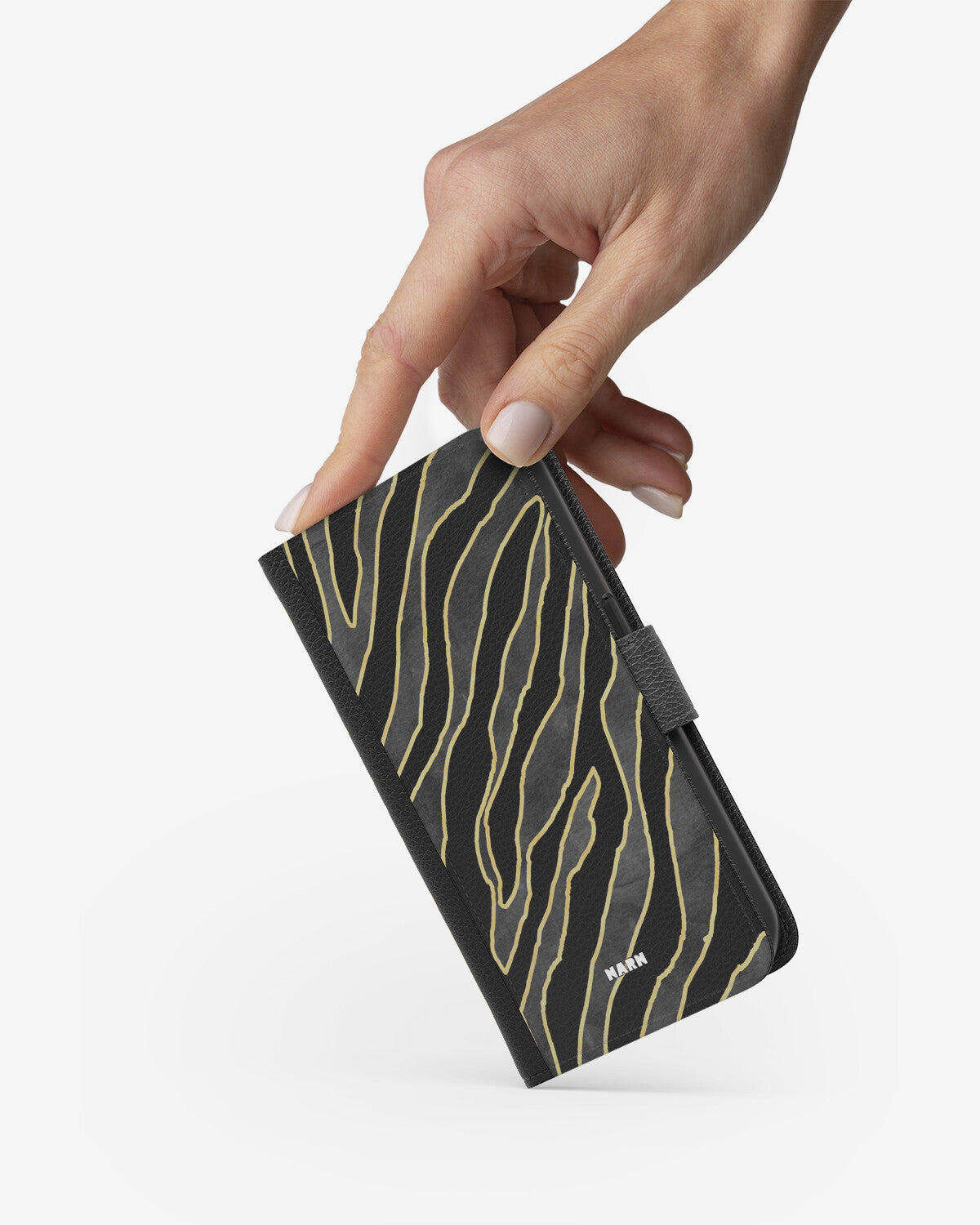 Samsung Galaxy S9 Wallet Case - Golden Zebra - View 2