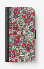 Samsung Galaxy S9 Wallet Case - Paisley Paradise - View 1