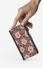 Samsung Galaxy S9 Wallet Case - Leopard Flower - View 2