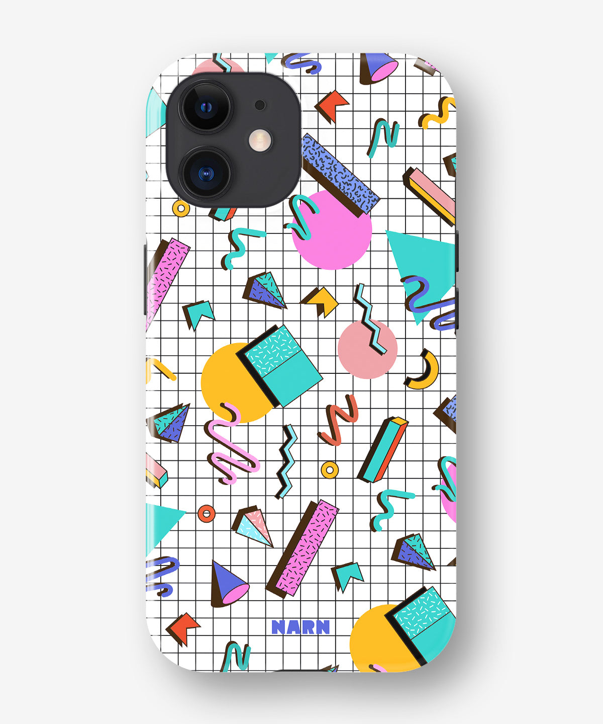 iPhone 11 Tough Case – 80s Memphis - View 1