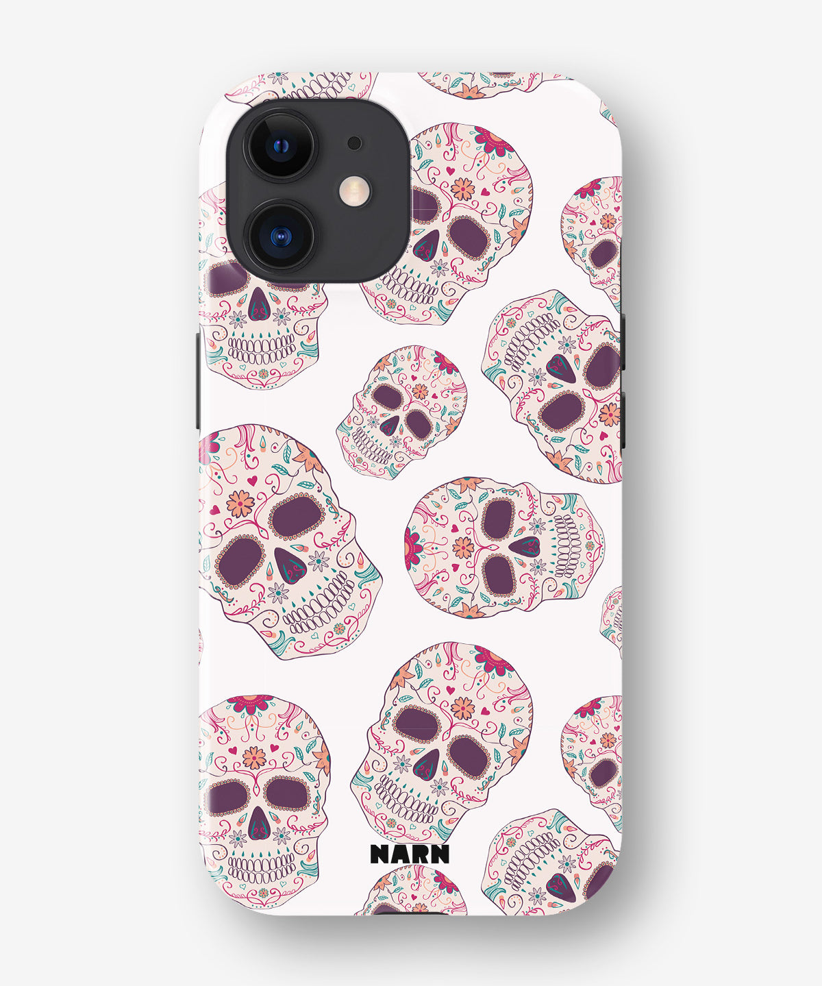 iPhone 11 Tough Case – Calavera Skulls - View 1