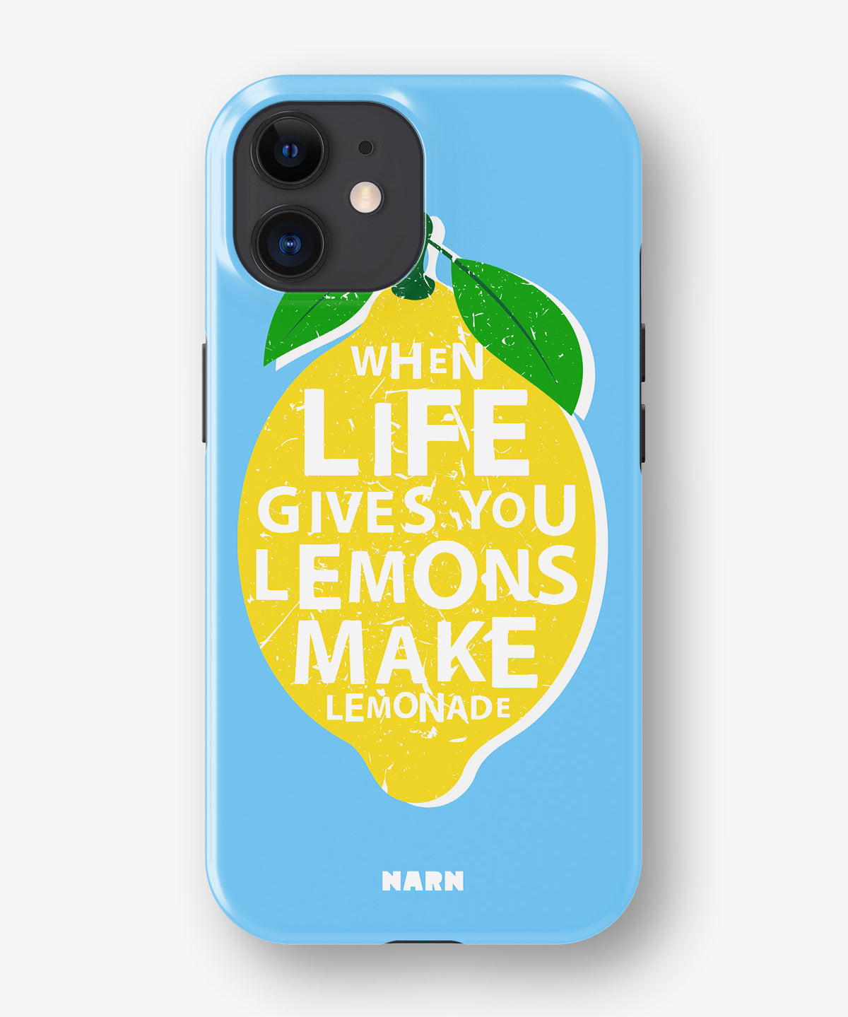 iPhone 11 Tough Case – Lemon Quote - View 1