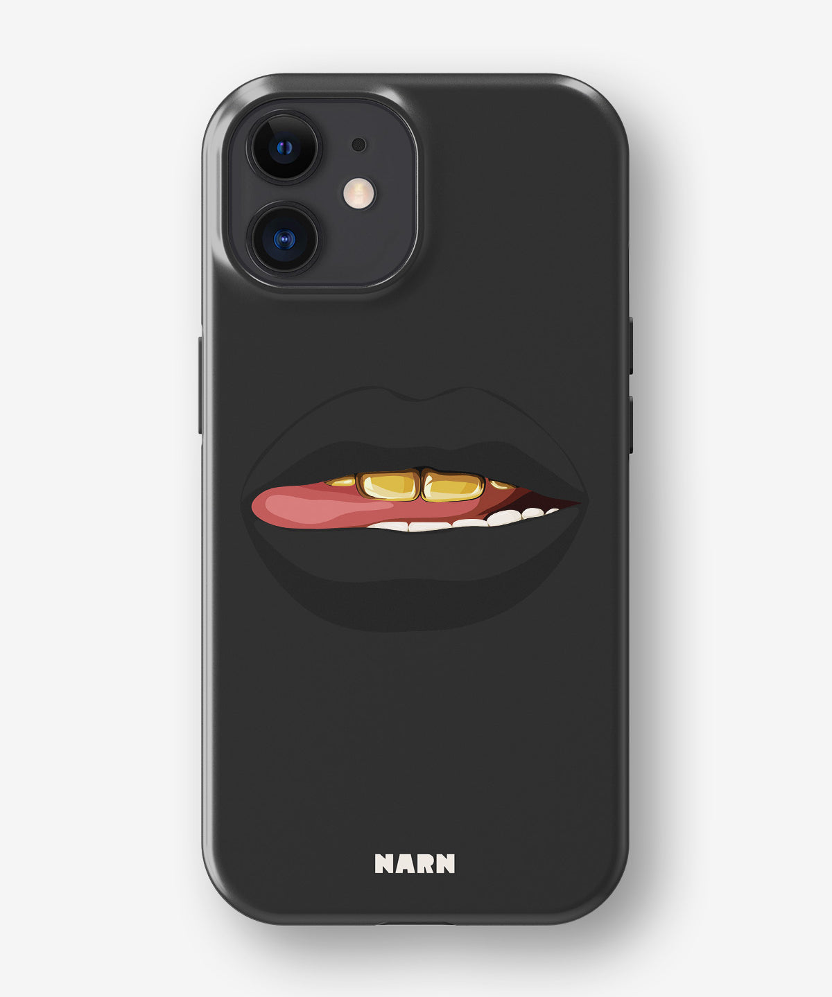 iPhone 11 Tough Case – Golden Lips - View 1
