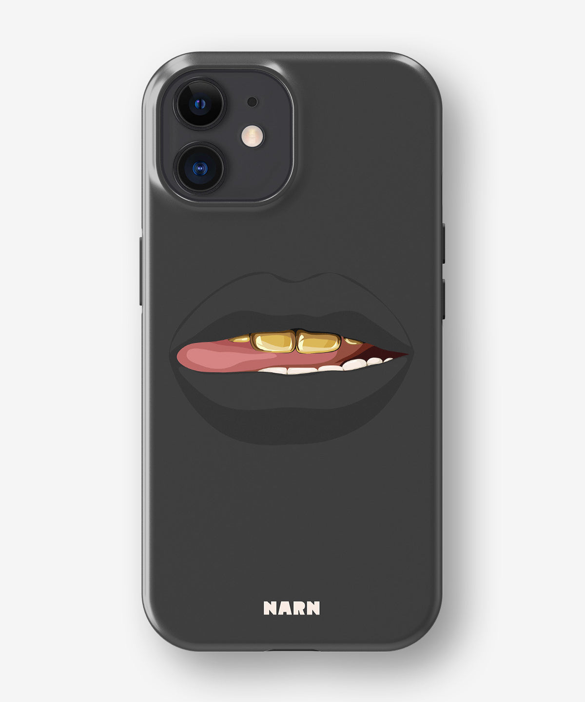 iPhone 11 Tough Case – Golden Lips - View 1