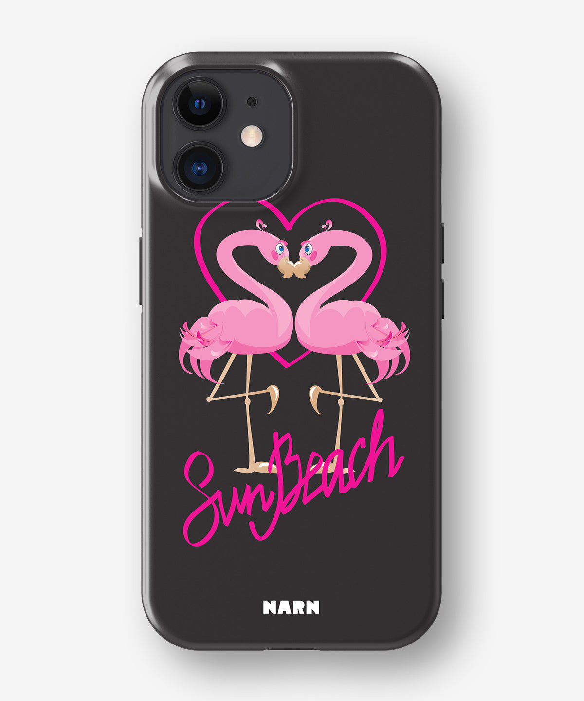 iPhone 11 Tough Case – Beach Flamingo - View 1