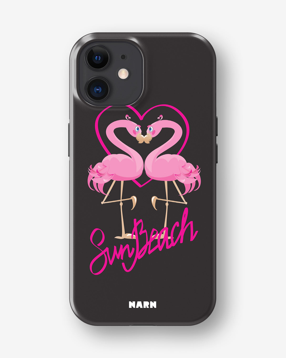 iPhone 11 Tough Case – Beach Flamingo - View 1