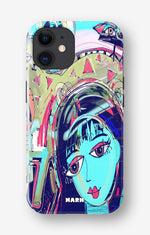 iPhone 11 Tough Case – Abstract Cat - View 1