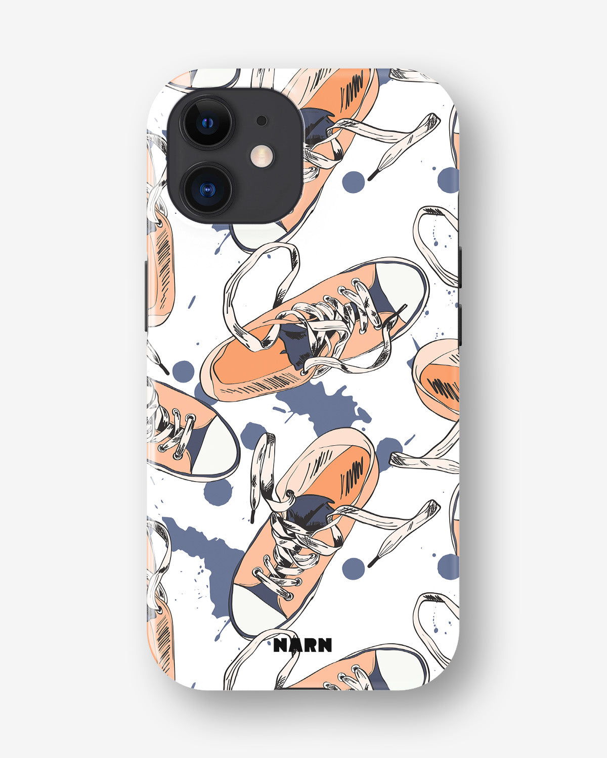 iPhone 11 Tough Case – Apricot Sneakers - View 1