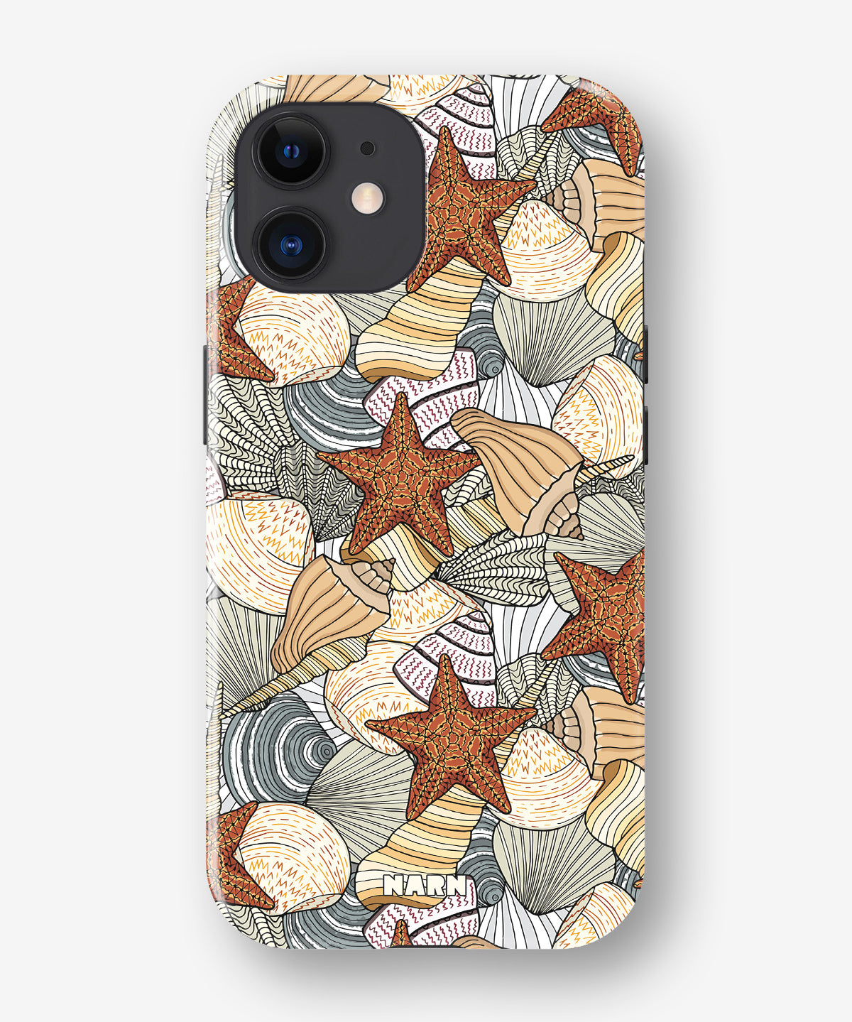 iPhone 11 Tough Case – Sea Shells - View 1
