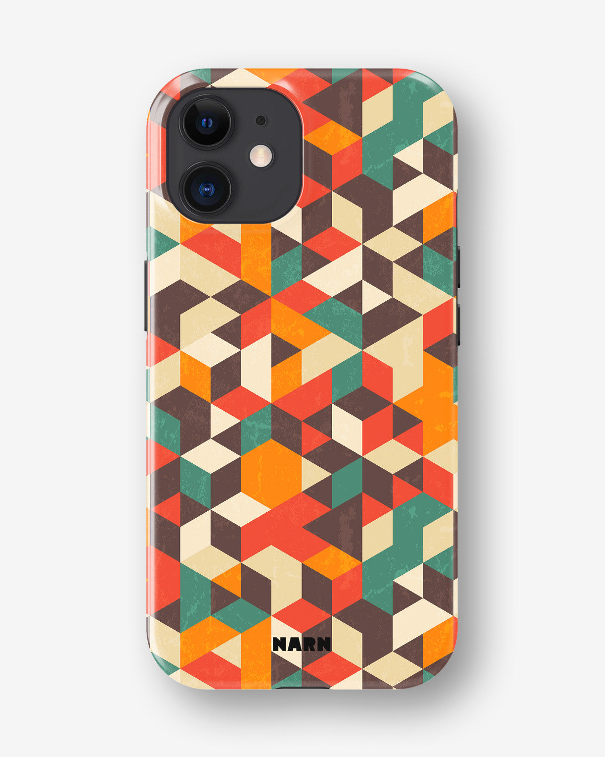 iPhone 11 Tough Case – Retro Geometric - View 1