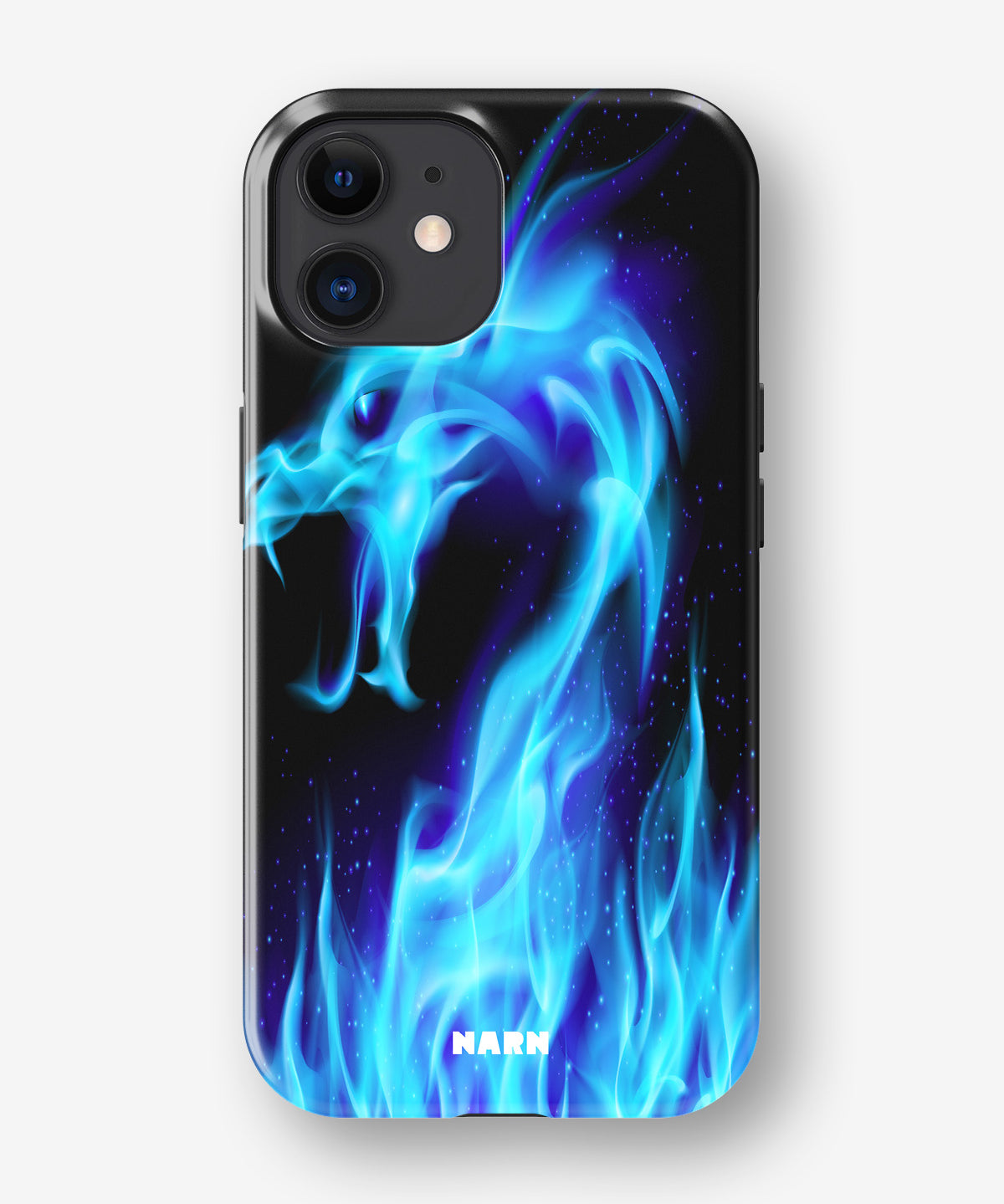 iPhone 11 Tough Case – Blue Flames Dragon - View 1