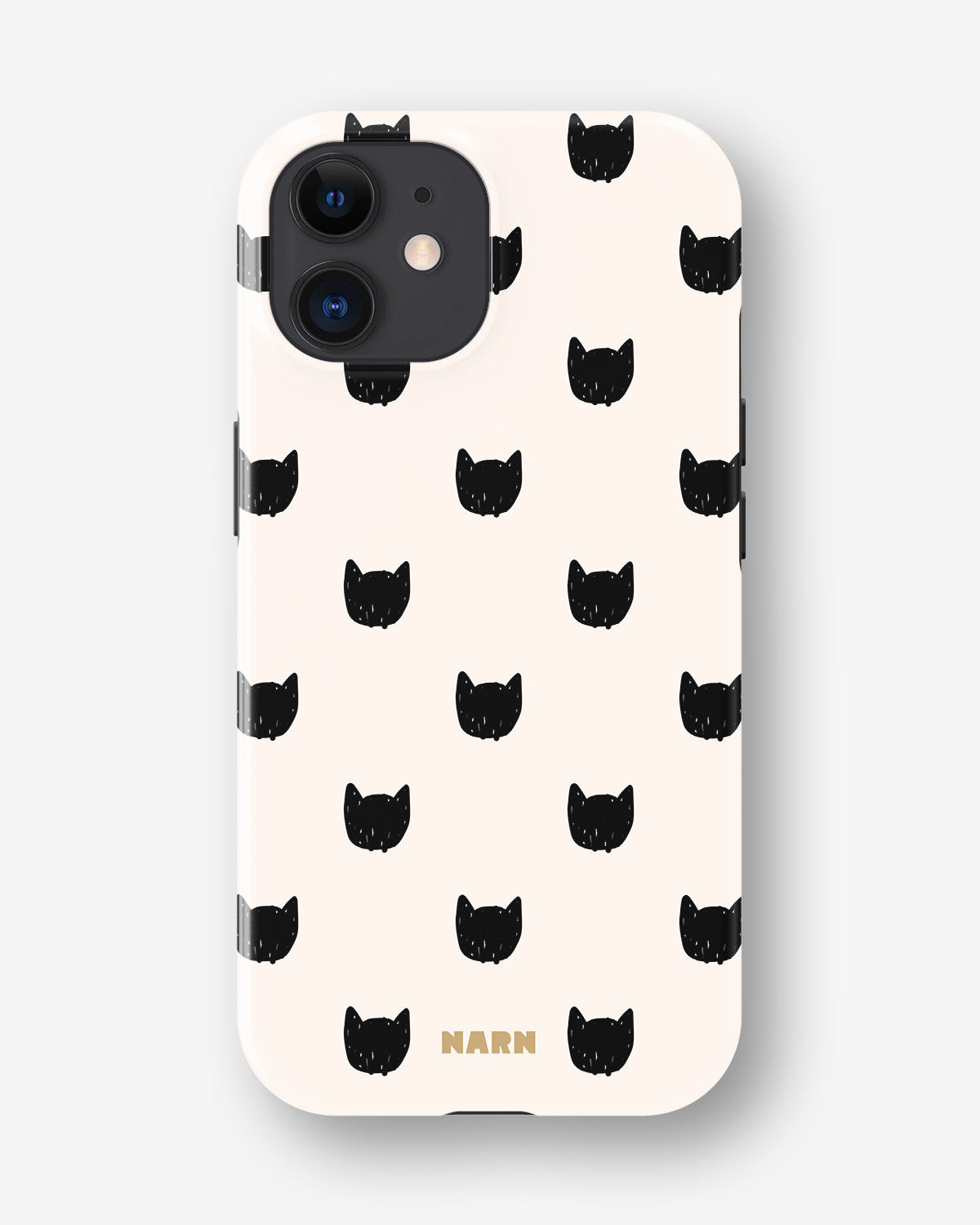 iPhone 11 Tough Case – Kitty Dots - View 1