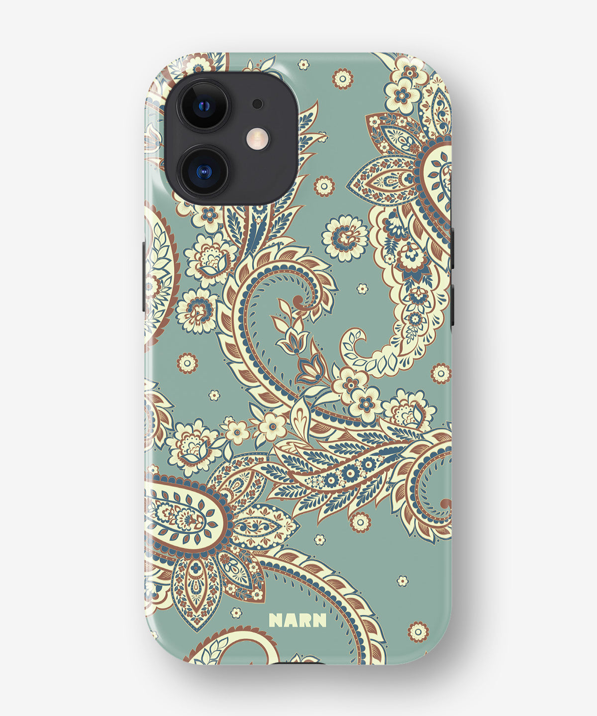 iPhone 11 Tough Case – Paisley Green - View 1